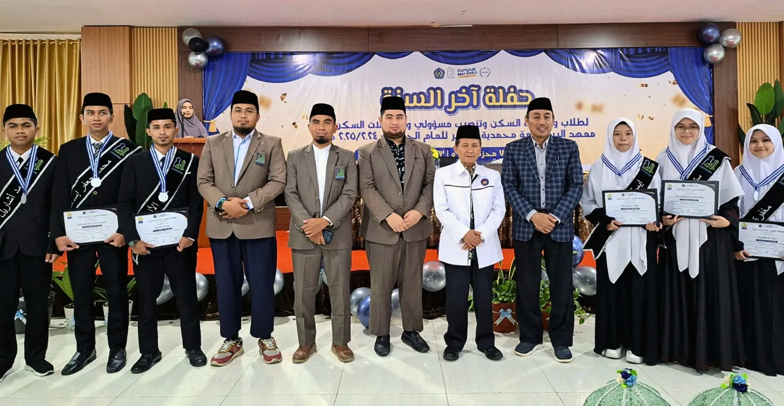 Perkuat Kontribusi Kampus Islami, 134 Mahasiswa Asrama Ma'had Al-Birr Unismuh Makassar Ikuti Haflah Akhirussanah