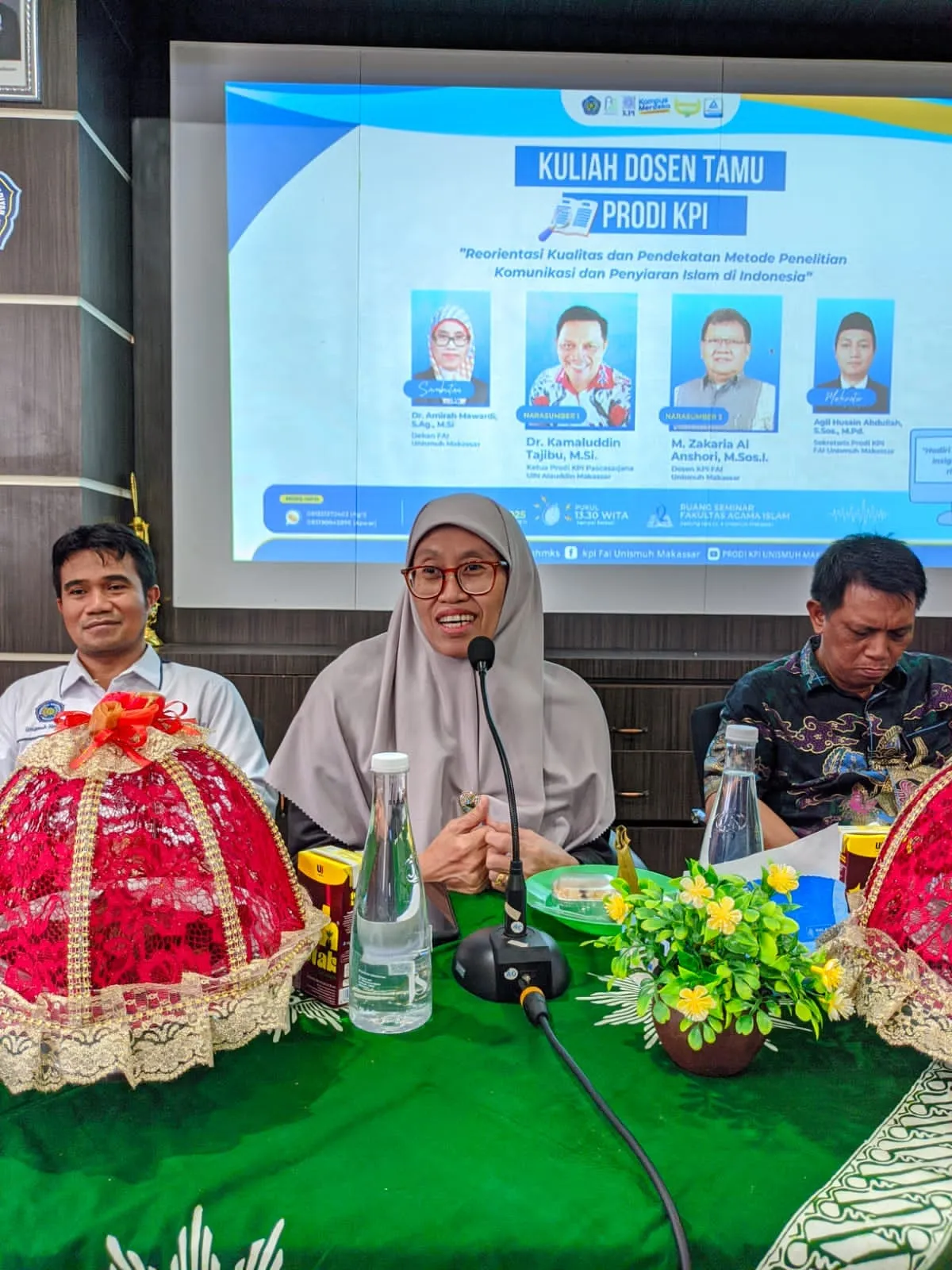 Kuliah Tamu Prodi KPI FAI Unismuh Bahas Reorientasi Penelitian Komunikasi dan Penyiaran Islam