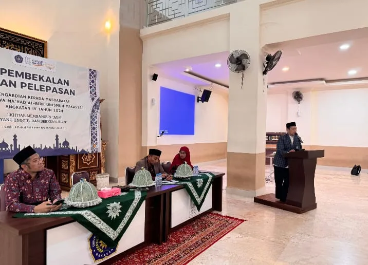Pembekalan dan Pelepasan Mahasiswa Mahad Al-Birr Unismuh Makassar untuk Pengabdian kepada Masyarakat Angkatan IV 2024