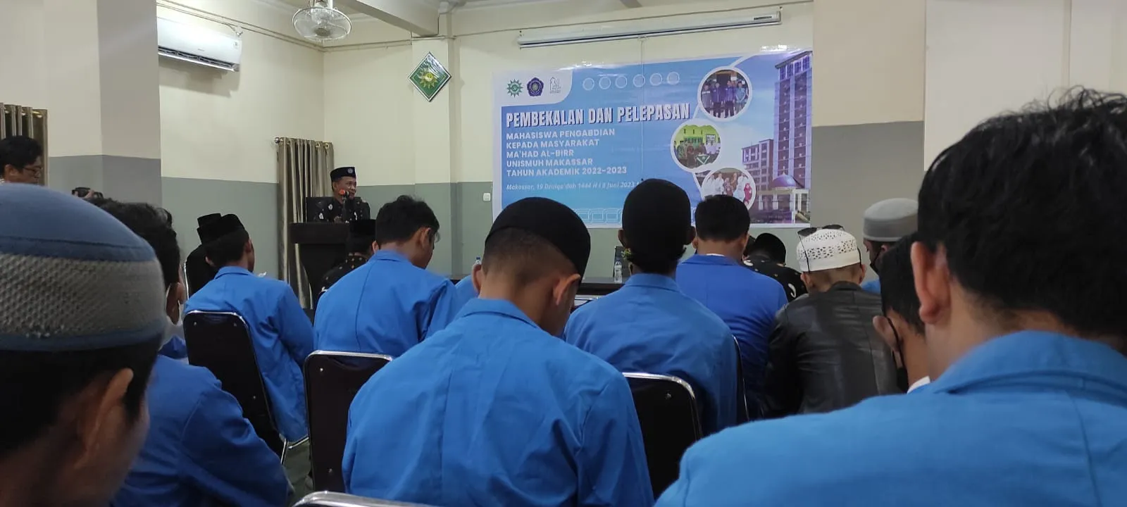 Wakil Rektor IV Mawardi Pewangi Buka Pembekalan Program Pengabdian Mahasiswa Ma'had Al-Birr Unismuh